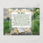 『マイ・バイブル』サンライトシーンのキリスト教詩 シーズンポストカード (正面)