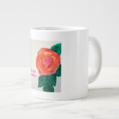 マイ・バレンタインへの花びら ジャンボコーヒーマグカップ (正面右)