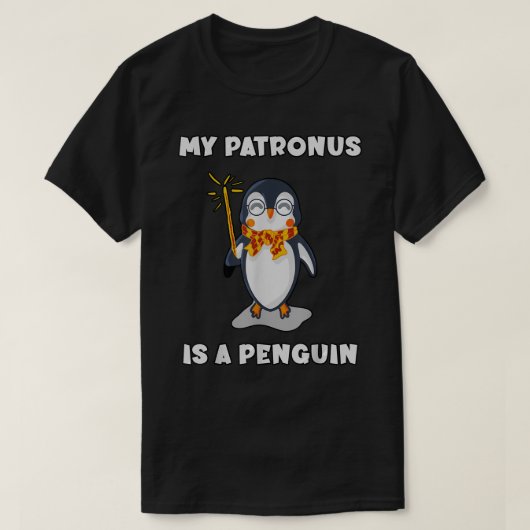 マイ・パトロナスはペンギン Tシャツ (デザイン正面)