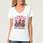 マイ ファミリー / サイズを選んでください Tシャツ (正面)