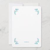 マイ·ファースト·コミュニオン·ブルー 招待状 (裏面)