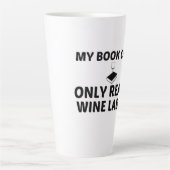 マイ・ブック・クラブ専読用ワイン・ラベル –  カフェラテマグ (正面)