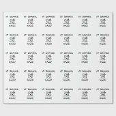 『マイ・ブラザー・ロックズ・ドラム』 ラッピングペーパー (フラット)