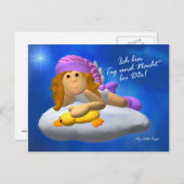 マイ・リトル・エンジェル:ラベル・アンド・ナクト ポストカード (正面/裏面)