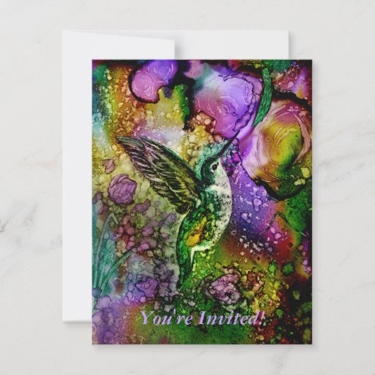 マイ·リトル·ハチドリ 招待状 (正面)