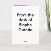 『マイ・リトル・パイソン・バレンタイン・デイ・カード』 シーズンカード (裏面)