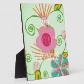 マイXOXOリトルプリンセスフローラアートプリントデザイン フォトプラーク (側面)