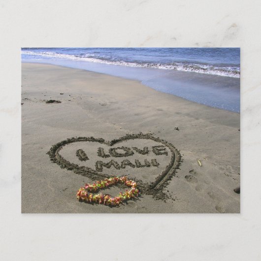 マウイが大好き ポストカード (正面)