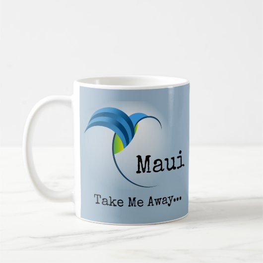 マウイが私を連れ去って… コーヒーマグカップ (左)
