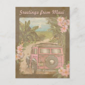 マウイさんからの挨拶 ポストカード (正面)