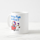 マウイにおもしろいを！ コーヒーマグカップ (正面左)