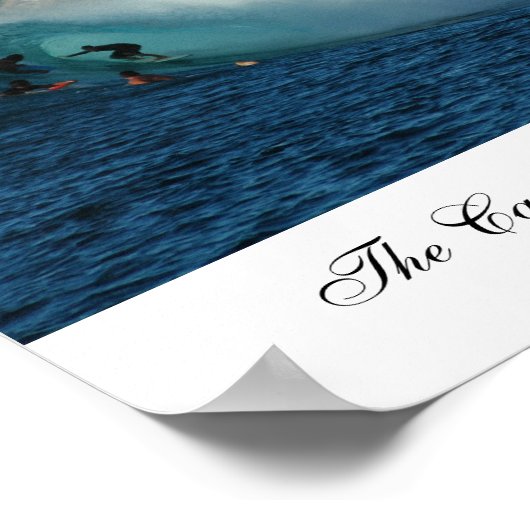 マウイのオノールア湾の洞窟 ポスター (角)