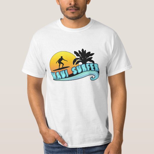 マウイのサーファー Tシャツ (正面)
