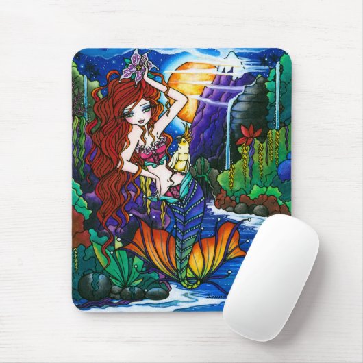 マウイのプリンセスの人魚のオウムの妖精 マウスパッド (マウス)