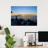 マウイの夕日のクルーズポスター ポスター (ホームオフィス)