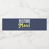 マウイの復元 ペットボトルラベル (シングルラベル)