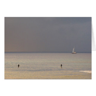 マウイの日没のかい寄宿生