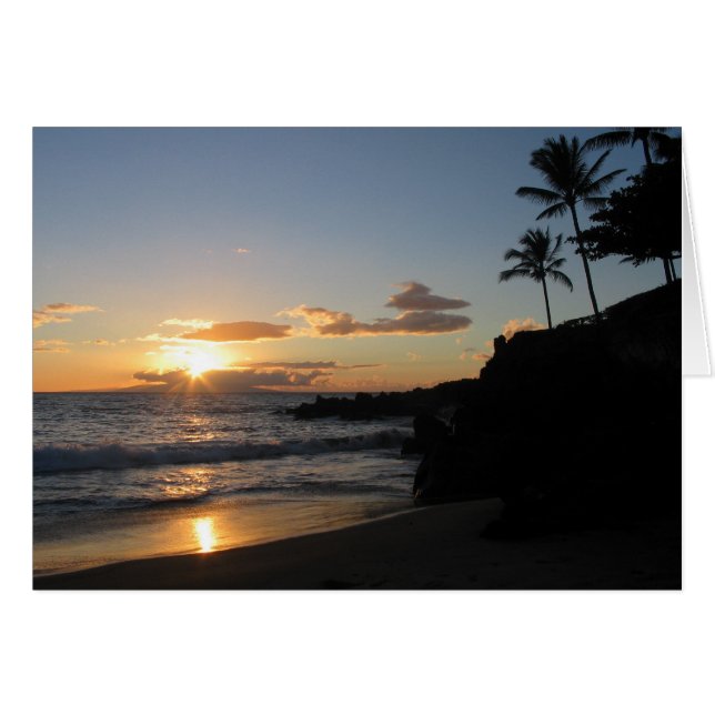 マウイの日没1 (正面横)