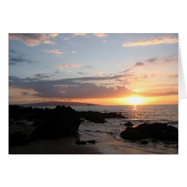 マウイの日没2 (正面横)