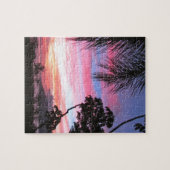 マウイの日没 ジグソーパズル (横)