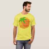 マウイの楕円形の日没 Tシャツ (正面フル)
