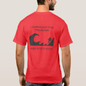 マウイの津波2010年 Tシャツ (裏面)