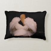 マウイの白鳥のアクセントの枕 アクセントクッション (裏面)