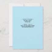 マウイの秘密のビーチ、トロピカル、パラダイス、ウェディング 招待状 (裏面)