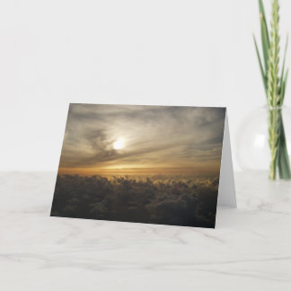 マウイの空からの日没 カード