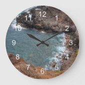 マウイの色 ラージ壁時計 (正面)