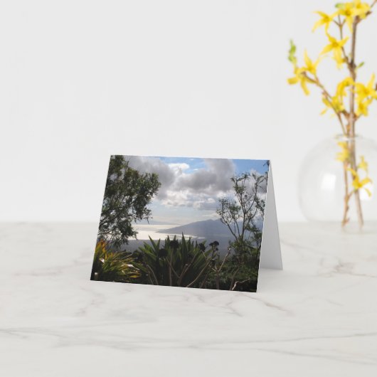 マウイの農場 カード (黄色い花)