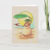 マウイの雪だるま カード (正面)