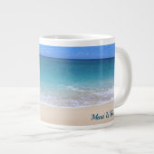マウイは最高のビーチ ジャンボコーヒーマグカップ (正面右)