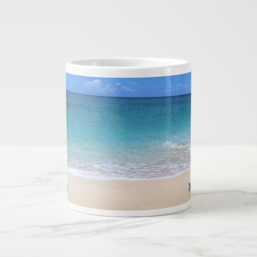 マウイは最高のビーチ ジャンボコーヒーマグカップ (正面)
