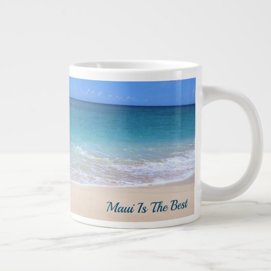 マウイは最高のビーチ ジャンボコーヒーマグカップ (右)