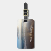 マウイは砂浜の荷物のラベルを呼んでいます ラゲッジタグ (正面縦)