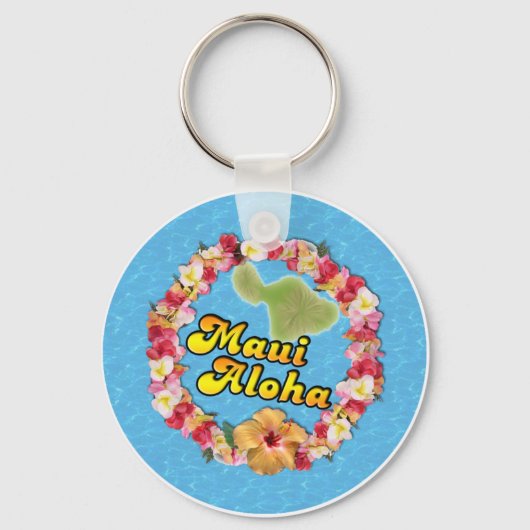 マウイアロハ キーホルダー (正面)