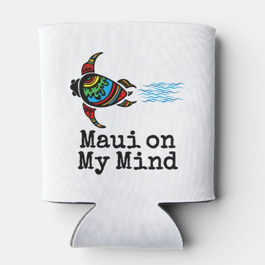 マウイオンマイマインドシーカメ 缶クーラー (裏面)