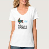 マウイオンマイマインドシーカメ Tシャツ (正面)