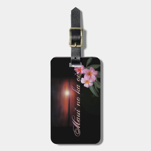 マウイカオイ ラゲッジタグ (正面縦)
