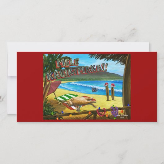 マウイキャッツクリスマスカード シーズンカード (正面)