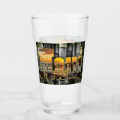 マウイグラフィックス、竹&パアコビーチ、ビールグラス タンブラーグラス (正面)