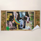 マウイコラージュ ビーチタオル (正面)