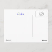 マウイサンセットポストカード ポストカード (裏面)