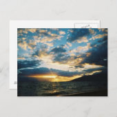 マウイサンセットポストカード ポストカード (正面/裏面)