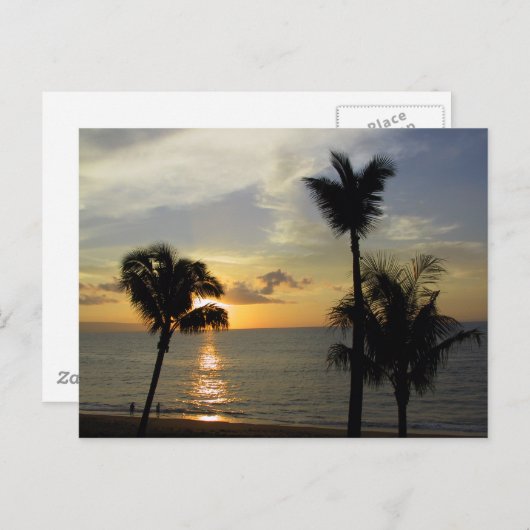 マウイサンセット2 ポストカード (正面/裏面)