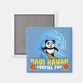 マウイサーフィンパンダ マグネット (正面/裏面)