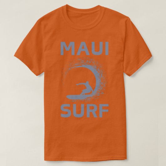 マウイサーフブルーハワイTシャツ Tシャツ (デザイン正面)