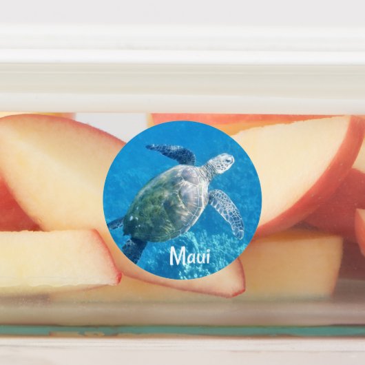 マウイシーカメ ラベル (貼付)