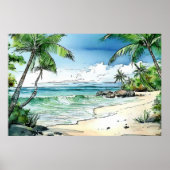 マウイシークレットビーチ ポスター (正面)